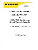 DNF Controls ST300-SRP User Manual предпросмотр