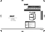 DNP CL-500 Service Manual preview