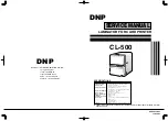 Предварительный просмотр 60 страницы DNP CL-500 Service Manual