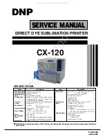 DNP CX-120 Service Manual preview