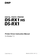 Preview for 1 page of DNP DS-RX1 HS Driver Manual