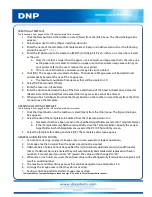 Preview for 3 page of DNP ID400DC2 Quick Reference Manual