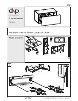 DNP Projector cabinet Installation Manual preview