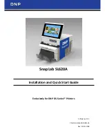 Предварительный просмотр 1 страницы DNP SnapLab SL620A Installation And Quick Start Manual