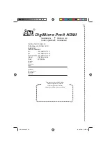 Preview for 40 page of DNT DigiMicro Profi HDMI User Manual