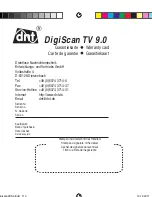 Preview for 110 page of DNT DigiScan TV 9.0 User Manual