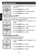 Предварительный просмотр 34 страницы DNT WT77 Owner'S Manual