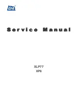 Предварительный просмотр 1 страницы DNT XLP77 Service Manual