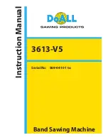 DoAll 3613-V5 Instruction Manual preview