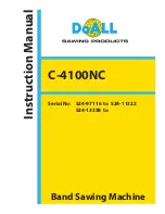 DoAll C-4100NC Instruction Manual preview