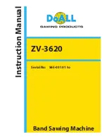 DoAll ZV-3620 Instruction Manual предпросмотр