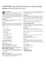 Preview for 3 page of dobar 29600e Assembly And Safety Instructions