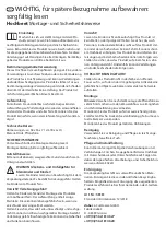 Preview for 1 page of dobar 58161FSCE Assembly And Safety Instructions