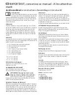 Preview for 4 page of dobar 58270 Assembly And Safety Instructions