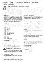 Предварительный просмотр 2 страницы dobar 58413 Assembly And Safety Instructions