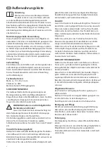 Preview for 2 page of dobar 58606e Assembly And Safety Instructions