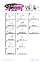 Preview for 2 page of Dobinsons BU59-3511 Installation Manual