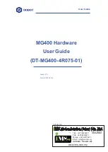 Dobot DT-MG400-4R075-01 Hardware User'S Manual preview