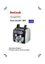 DoCash DC-45F Operation Manual preview