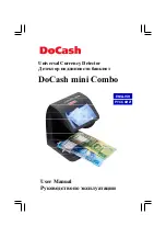 Предварительный просмотр 1 страницы DoCash mini Combo User Manual