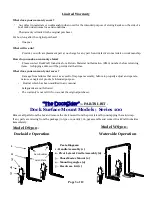 Предварительный просмотр 3 страницы DockCraft DockSider Assembly, Installation, Setup, And Operating Instruction
