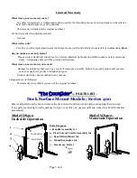 Preview for 3 page of DockCraft The DockSider 400 Series Assembly, Installation And Operating Instructions