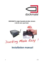 Preview for 1 page of Dockmate RXDOCKG Installation Manual