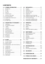 Preview for 2 page of Docma SF100 User And Maintenance Manual