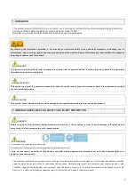 Предварительный просмотр 3 страницы Docma TT600 Electric Usage And Maintenance Manual