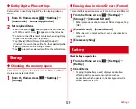 Предварительный просмотр 131 страницы Docomo Arrows NX F-06E Instruction Manual