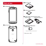 Preview for 3 page of Docomo Arrows X F-10D Instruction Manual