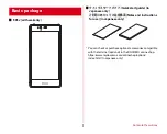 Preview for 3 page of Docomo arrowsbe F-05J Instruction Manual