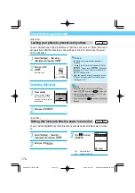 Предварительный просмотр 186 страницы Docomo Digital Mova SO503iS HYPER Manual