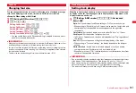 Предварительный просмотр 109 страницы Docomo F-01A Instruction Manual