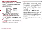 Предварительный просмотр 186 страницы Docomo F-01A Instruction Manual