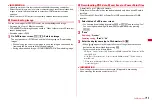 Предварительный просмотр 197 страницы Docomo F-01A Instruction Manual