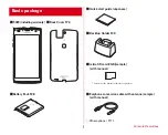 Preview for 3 page of Docomo F-02E Arrows X Instruction Manual