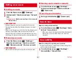 Preview for 119 page of Docomo F-02E Arrows X Instruction Manual