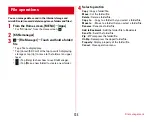 Предварительный просмотр 137 страницы Docomo F-04F User Manual