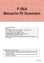 Preview for 421 page of Docomo F-08A Manual