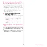 Предварительный просмотр 76 страницы Docomo F-08d Instruction Manual