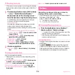 Предварительный просмотр 116 страницы Docomo F-08d Instruction Manual