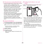 Предварительный просмотр 131 страницы Docomo F-08d Instruction Manual