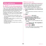 Предварительный просмотр 136 страницы Docomo F-08d Instruction Manual