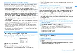 Предварительный просмотр 49 страницы Docomo F960I Instruction Manual