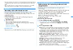 Предварительный просмотр 149 страницы Docomo F960I Instruction Manual
