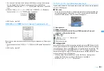 Предварительный просмотр 233 страницы Docomo F960I Instruction Manual