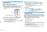 Предварительный просмотр 374 страницы Docomo F960I Instruction Manual