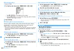 Предварительный просмотр 384 страницы Docomo F960I Instruction Manual