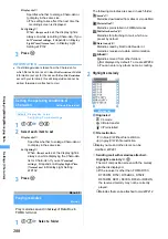 Preview for 290 page of Docomo FOMA D702iF Manuals